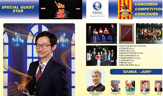 Bill CHEUNG als Special-Guest-Star in Italien - nationaler Zauberer-Kongress in Abano-Therme